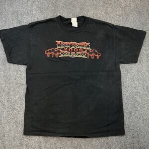 Vintage 2006 Daytona Beach Biker T-Shirt Black Delta Pro Weight Size L USA